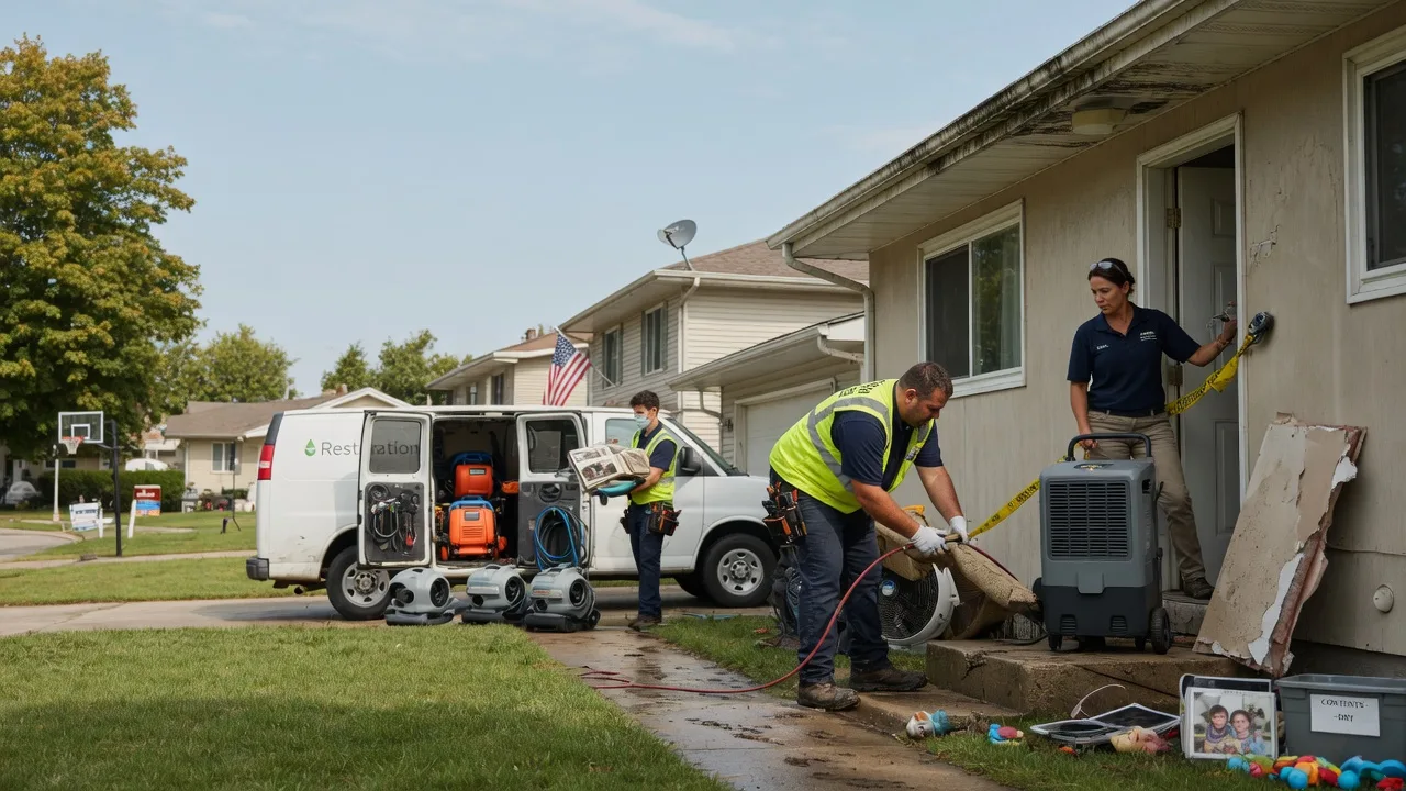 Water Damage Restoration in Harvey, ND near me